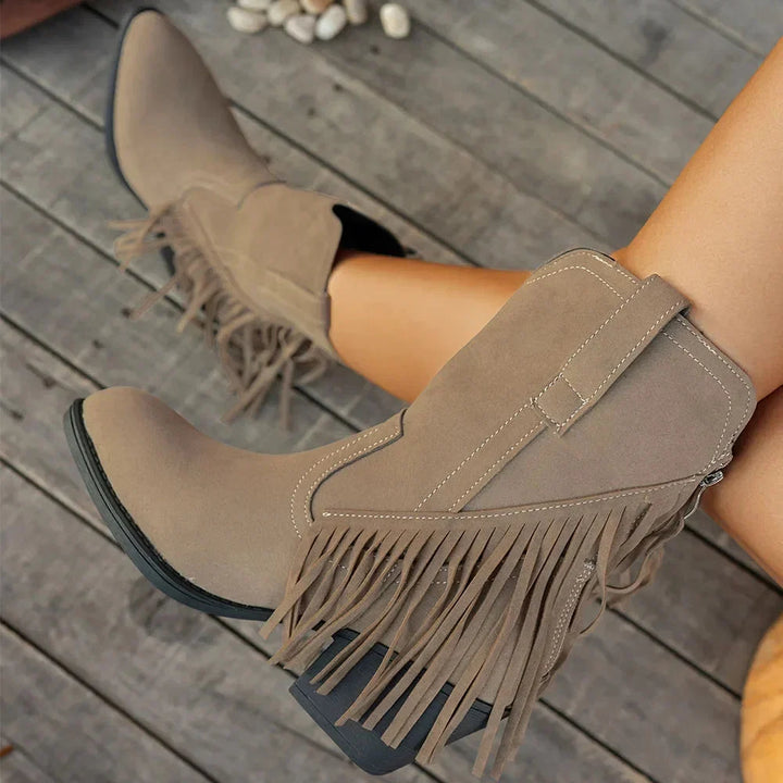 Grace | Bottes de cowboy western chic à franges