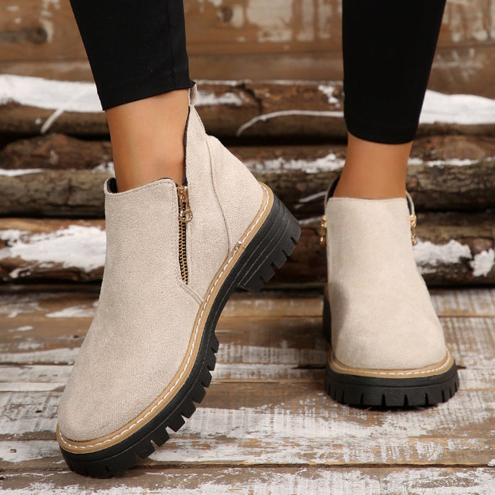 Mirelle | Modern Chunky Platform Ankle Boots