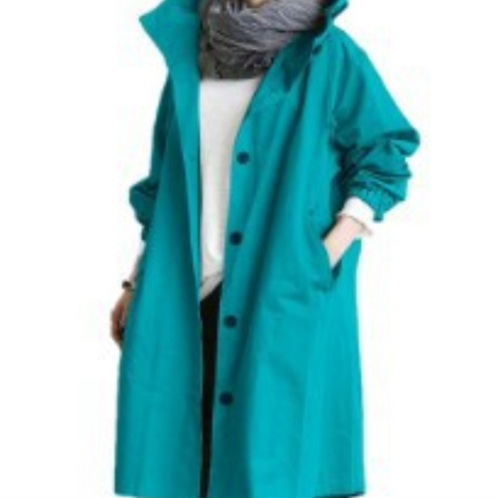 Clara | Trench-coat à capuche, raffiné et protecteur