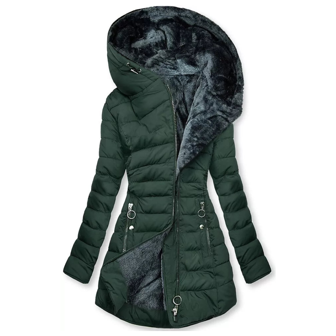 Clara | Warme und stilvolle wasserdichte Winterjacke