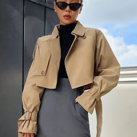 Sofia | Schicker und moderner kurzer Trenchcoat