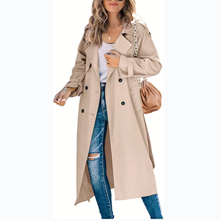 Amelia | Zeitloser und bequemer oversized Trenchcoat