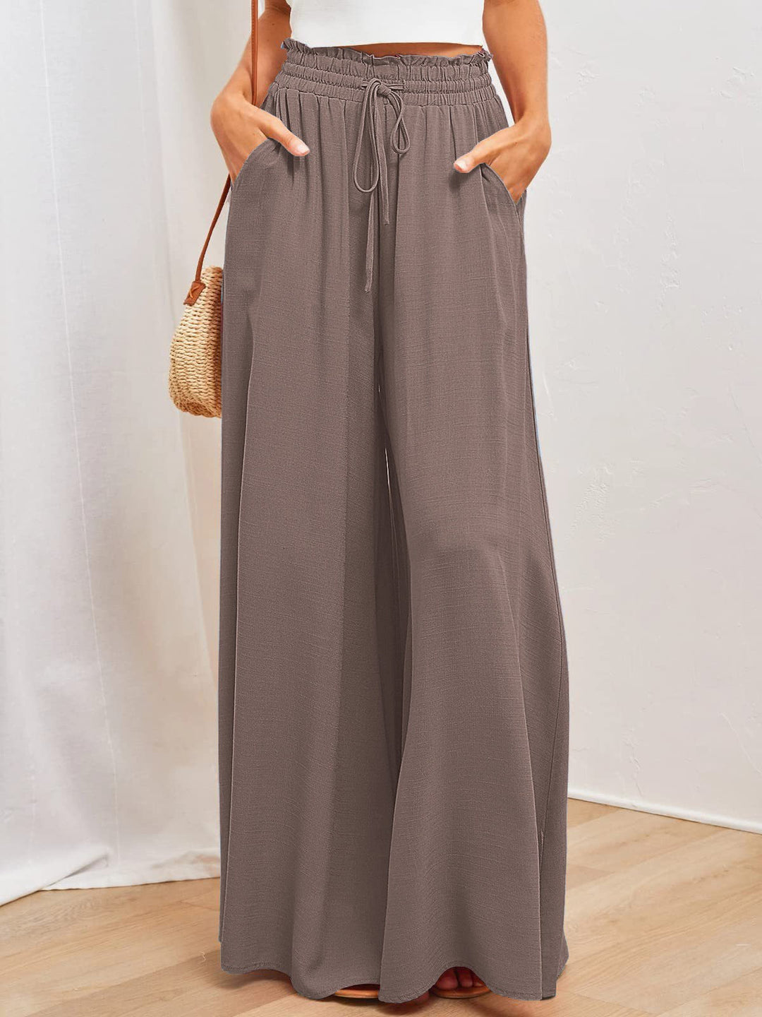 Stella | Pantalon palazzo léger et confortable à jambes larges