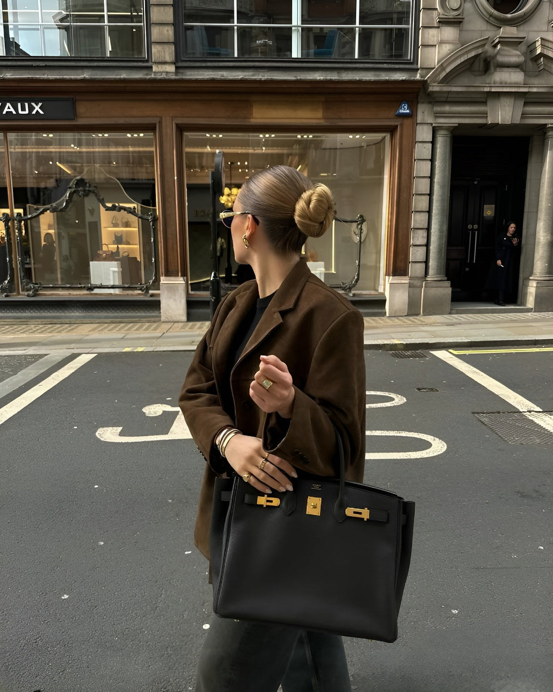 Jessika | Blazer in camoscio lussuoso e raffinato