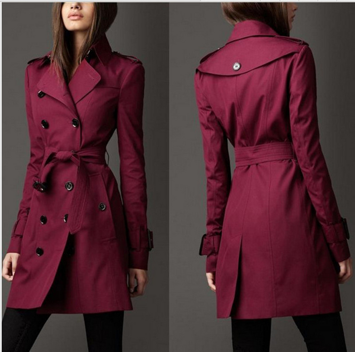Hazel | Trench-coat croisé, intemporel et sophistiqué