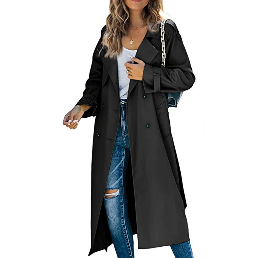 Amelia | Zeitloser und bequemer oversized Trenchcoat