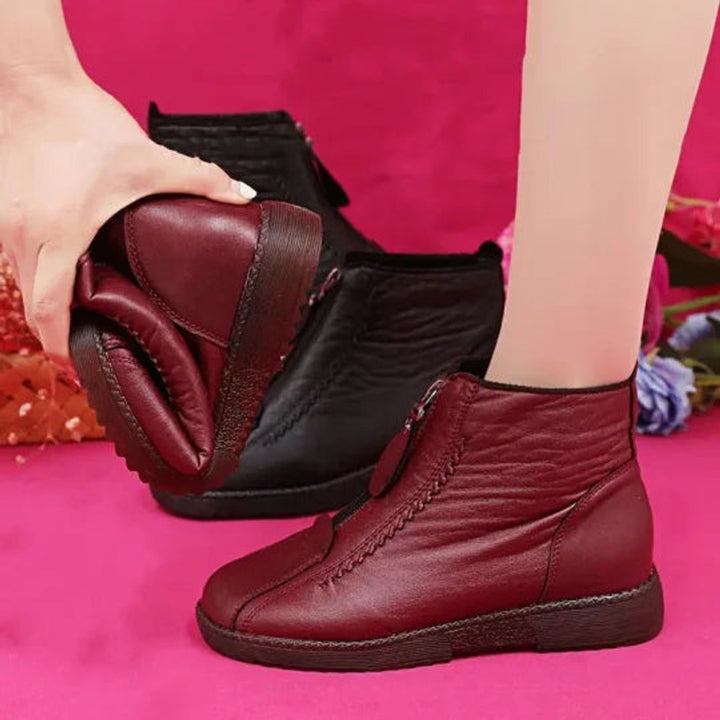 Freya | Bottines d’hiver douillettes et confortables doublées de polaire