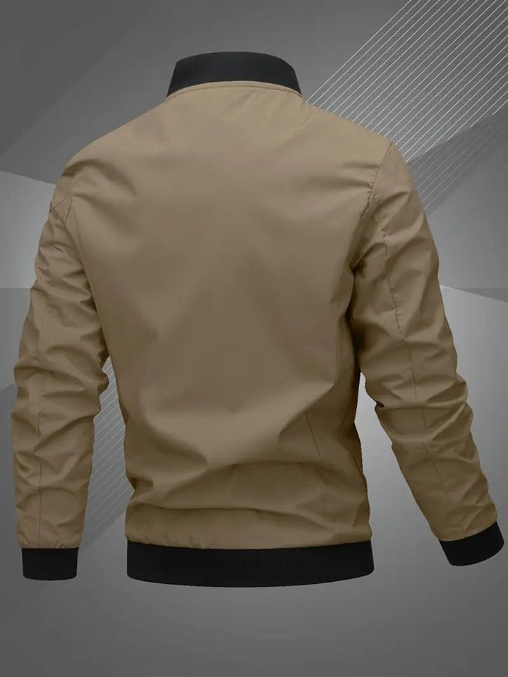 Nathan | Stylish And Casual Athletic Bomber Jacket