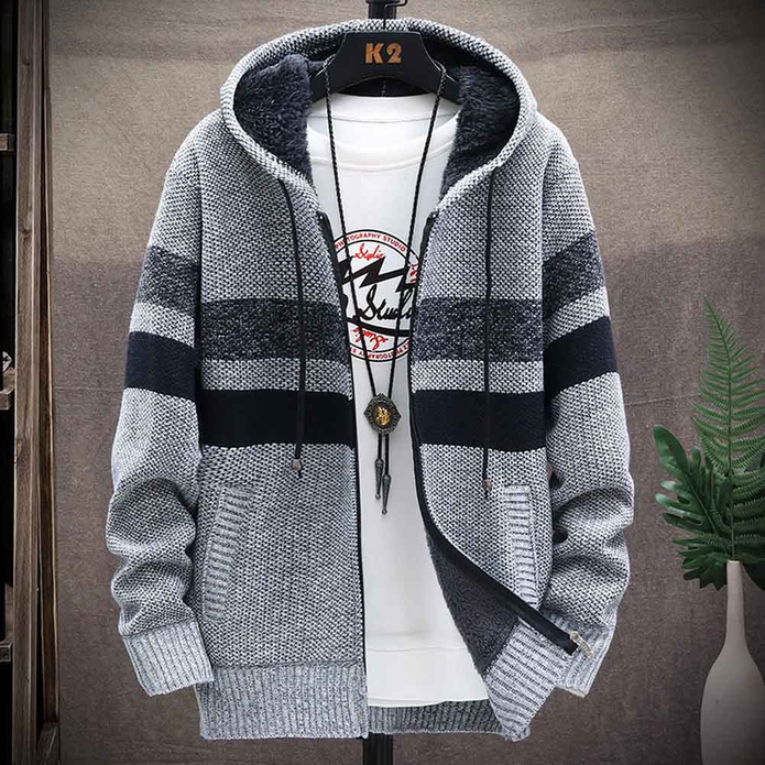 Nathan | Gilet cardigan classique et élégant en coton pour tous les jours