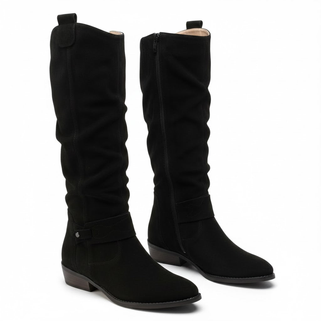 Hazel | Elegant And Comfortable Slouchy Knee High Boots