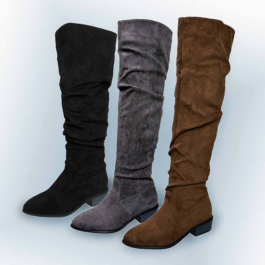 Marlena | Chic And Versatile Slouchy Knee High Boots