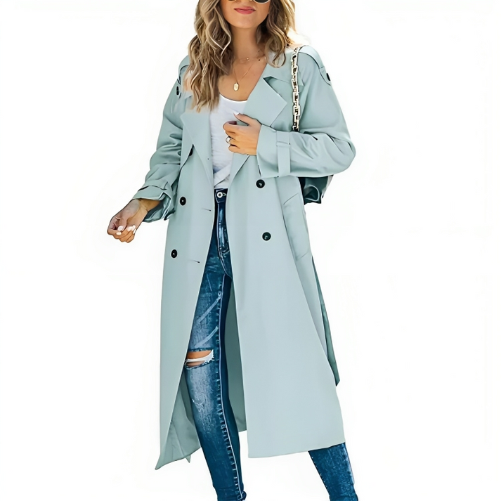 Stella | Trench-coat croisé, classique et décontracté