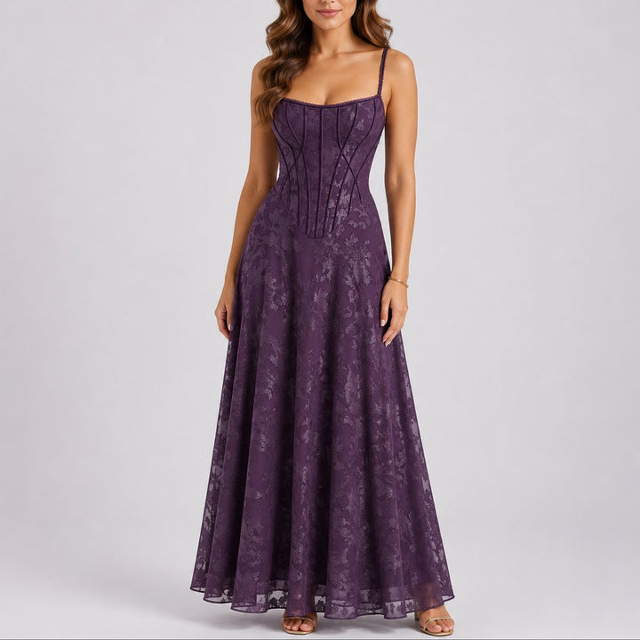 Serena | Comfortable And Stylish Fall Wedding Maxi Dress