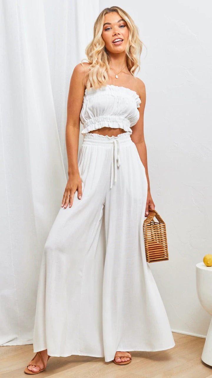 Stella | Pantalon palazzo léger et confortable à jambes larges