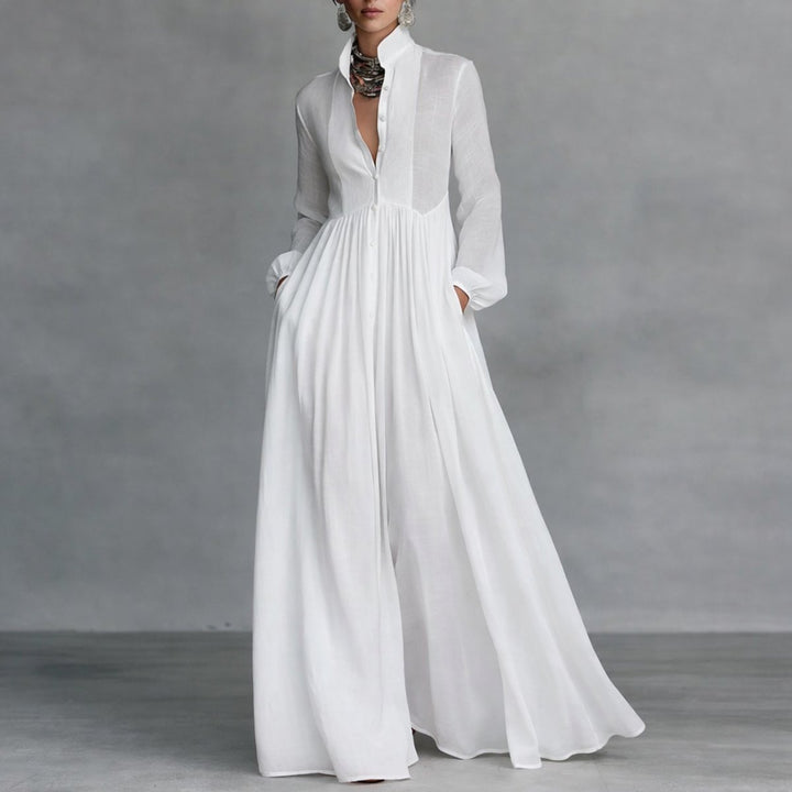 Clara | Versatile and Comfortable Long-Sleeved Maxi Dress