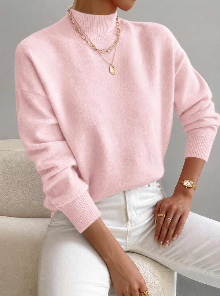 Elena | Elegant And Comfortable Turtleneck Knit Sweater