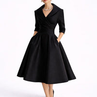 Madison | Elegant And Versatile Fall Wedding A-Line Midi Dress
