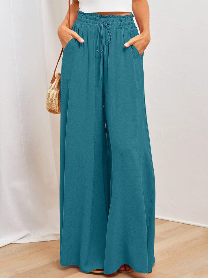 Stella | Pantalon palazzo léger et confortable à jambes larges