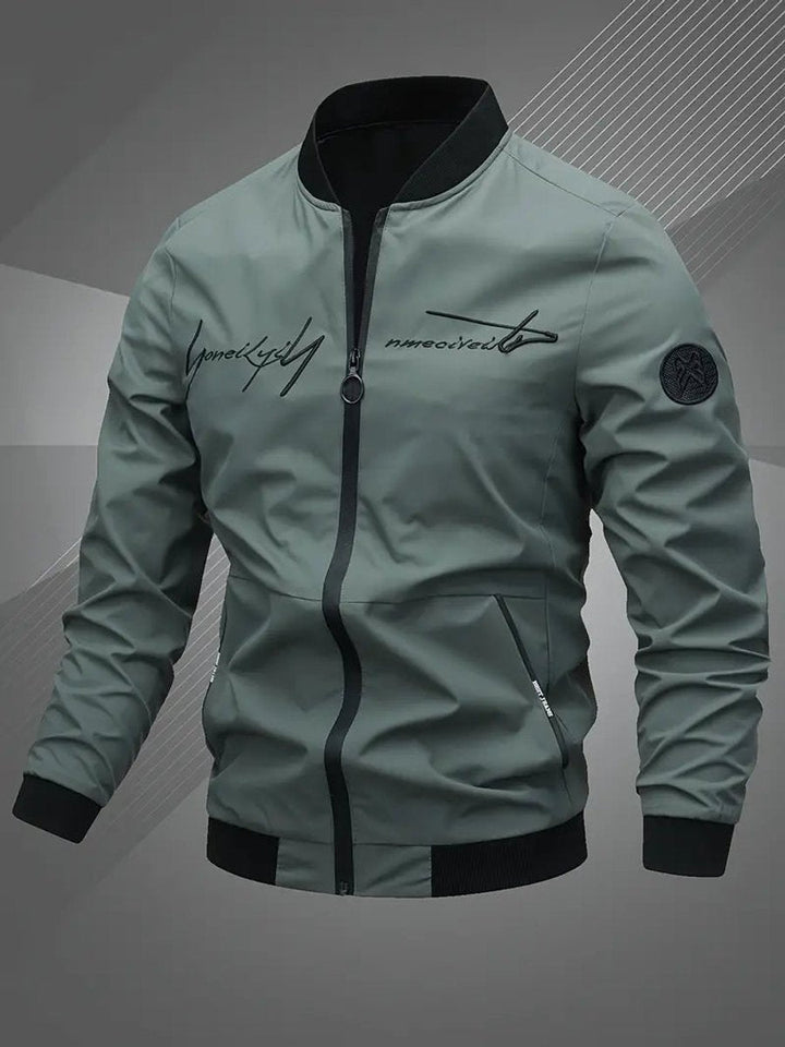 Nathan | Stylish And Casual Athletic Bomber Jacket