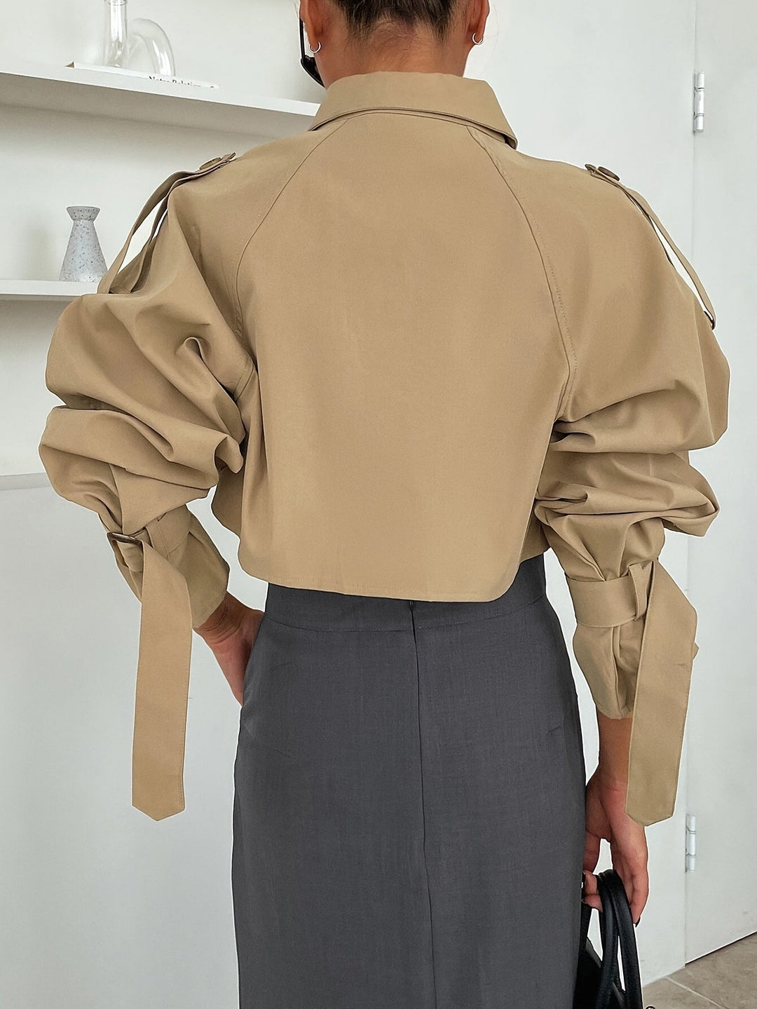 Sofia | Schicker und moderner kurzer Trenchcoat