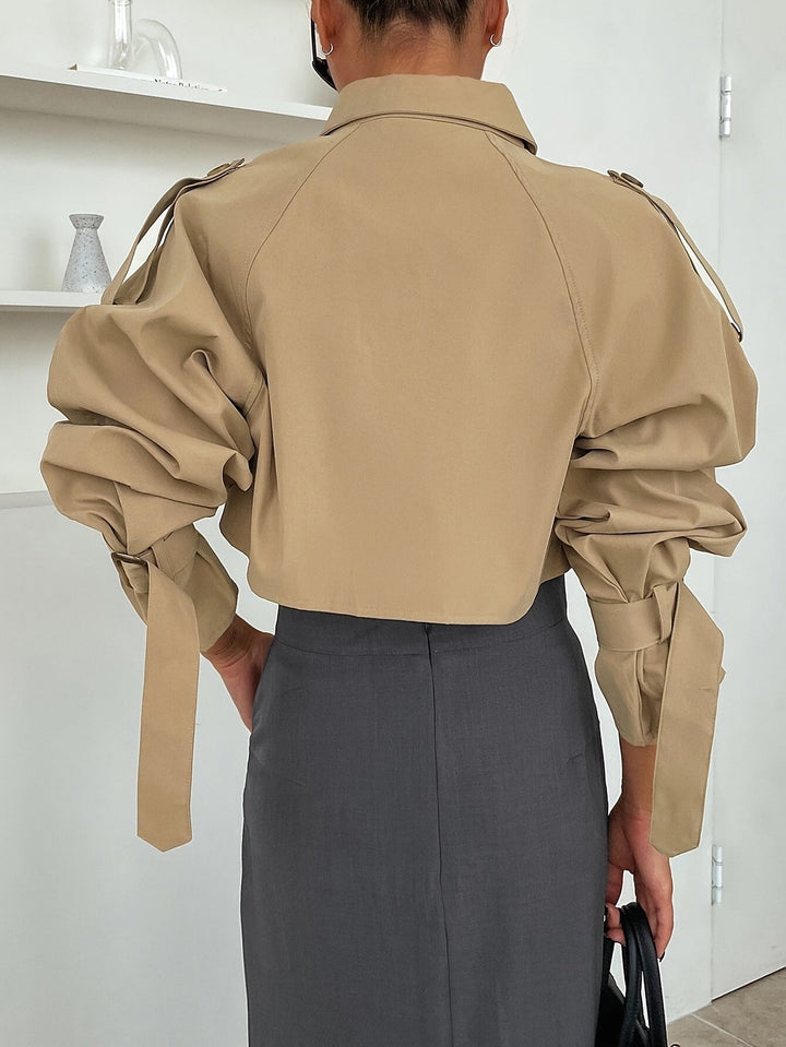 Sofia | Schicker und moderner kurzer Trenchcoat