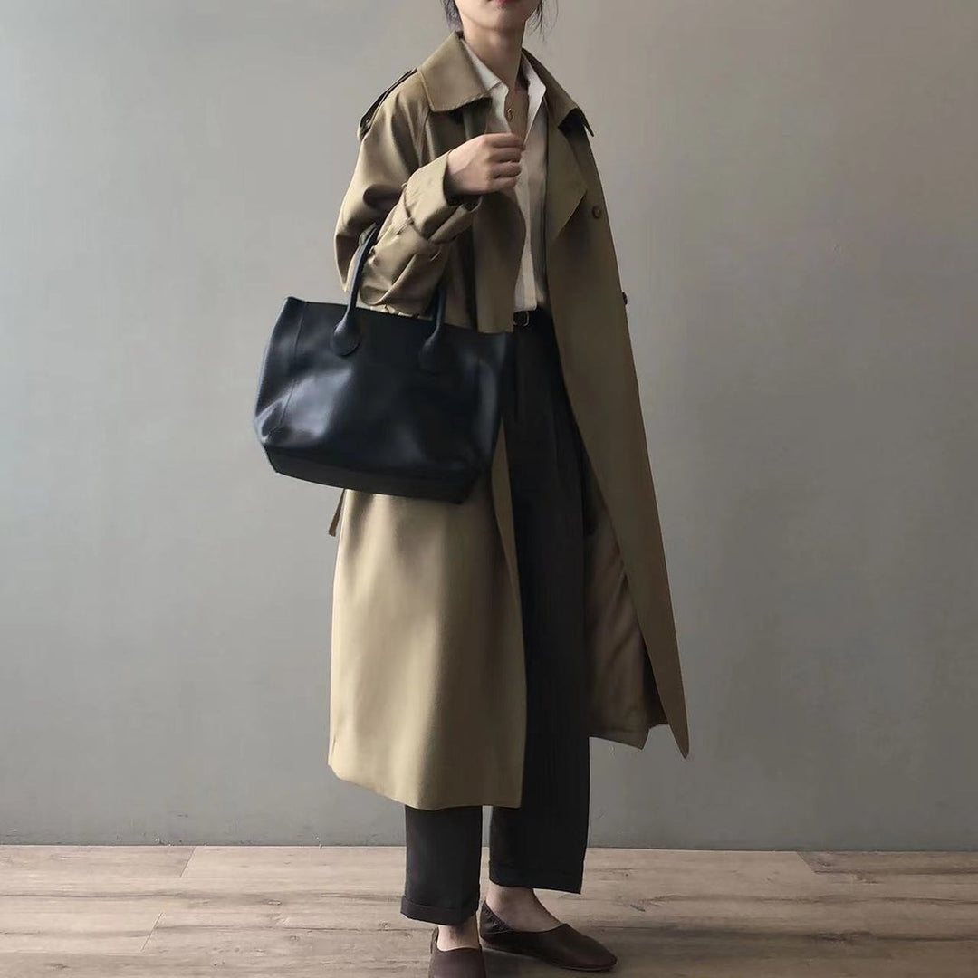 Elizabeth | Wasserabweisender und klassischer zweireihiger Trenchcoat
