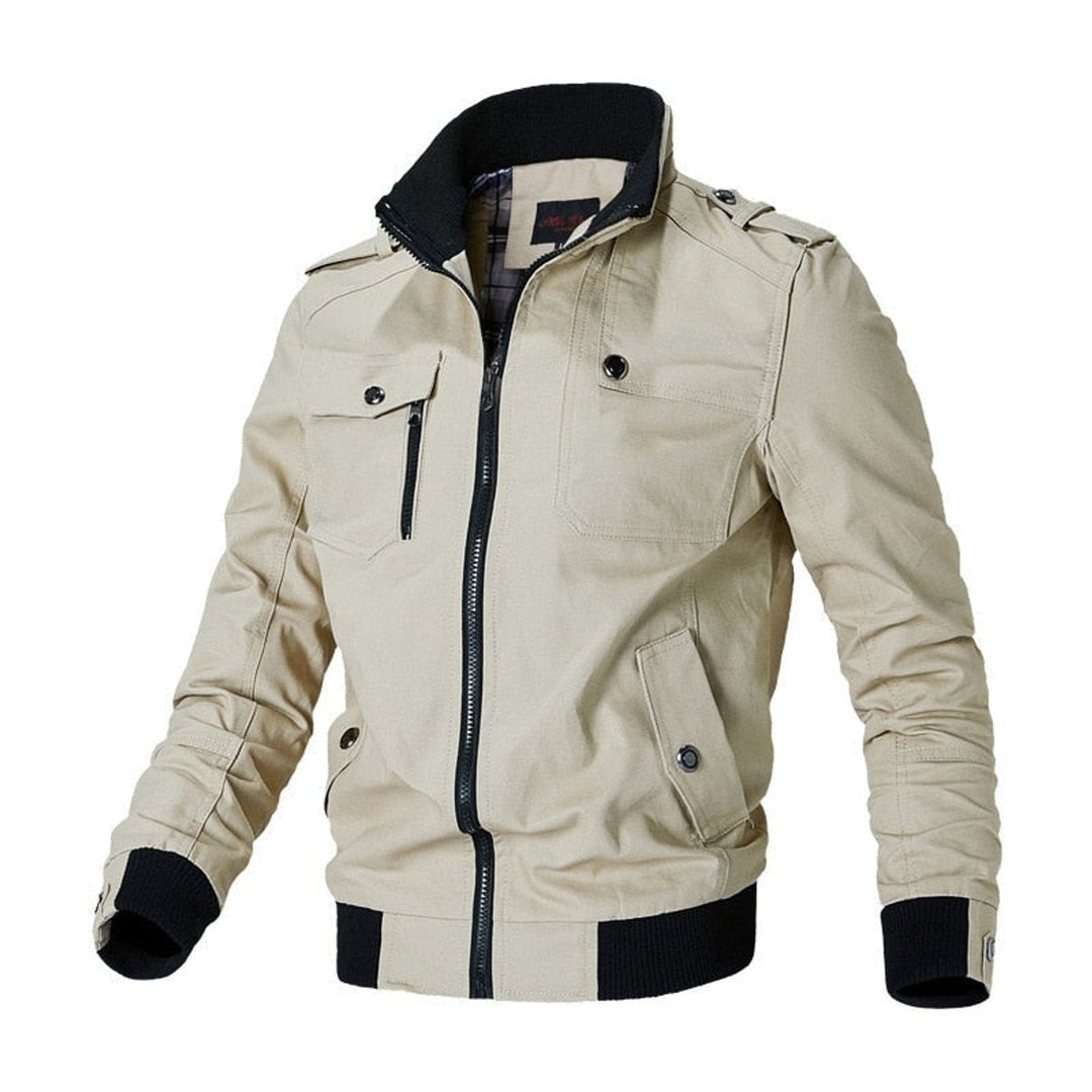 David | Rugged And Functional Military Utility Bomber Jacket