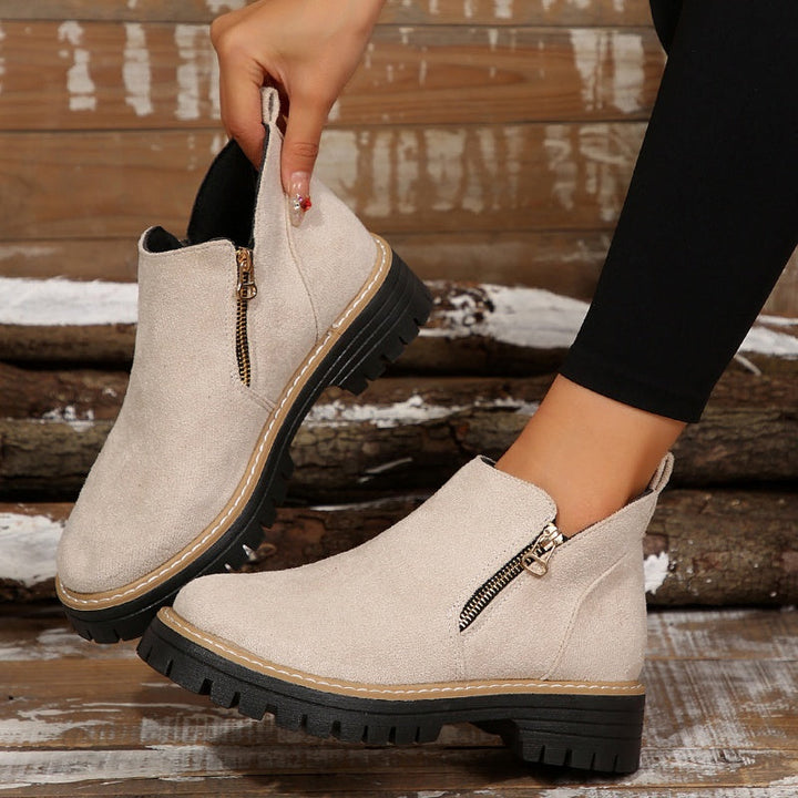 Mirelle | Modern Chunky Platform Ankle Boots