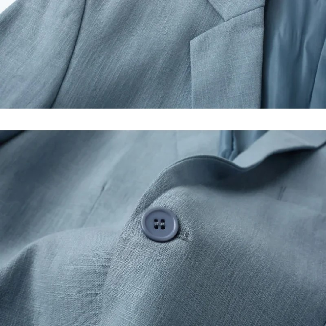 Ethan | Blazer élégant et respirant en lin pour homme