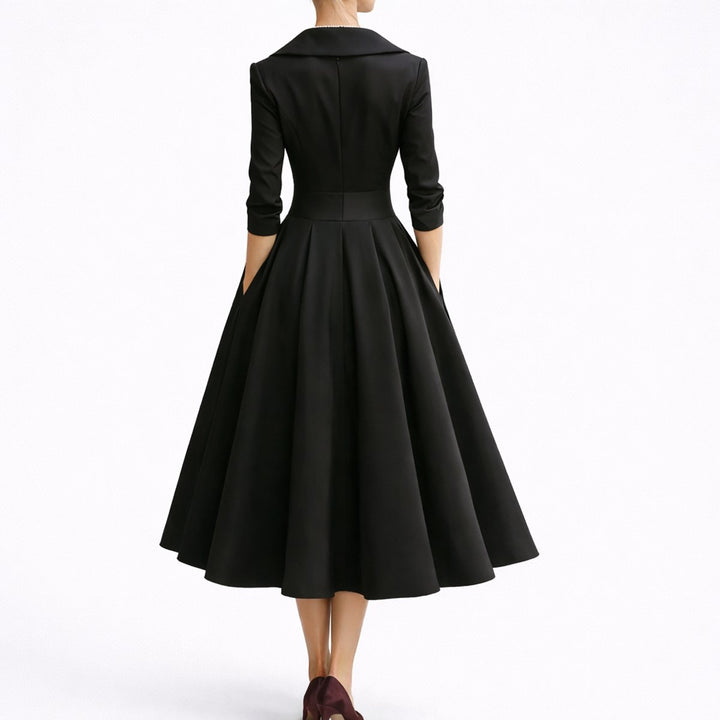 Madison | Elegant And Versatile Fall Wedding A-Line Midi Dress
