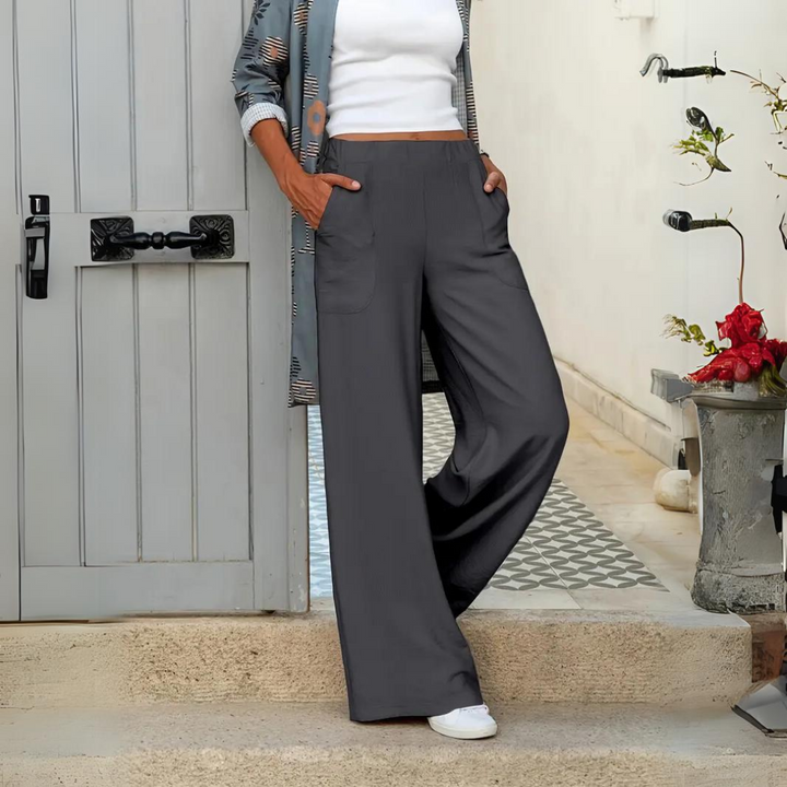 Chloe | Pantaloni morbidi e rilassati a gamba larga