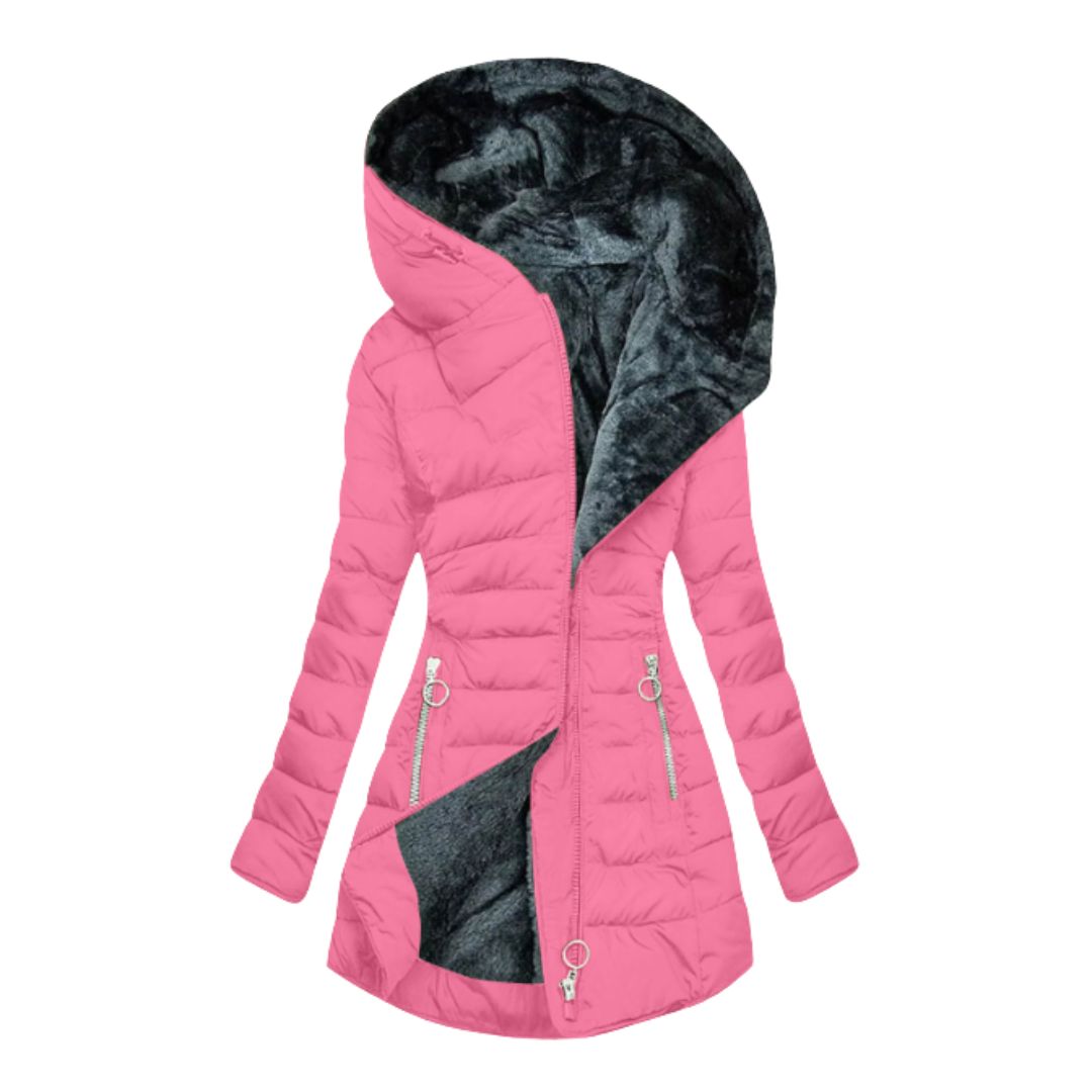 Clara | Warme und stilvolle wasserdichte Winterjacke