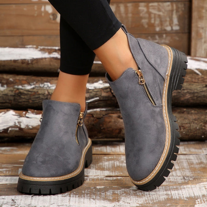 Mirelle | Modern Chunky Platform Ankle Boots
