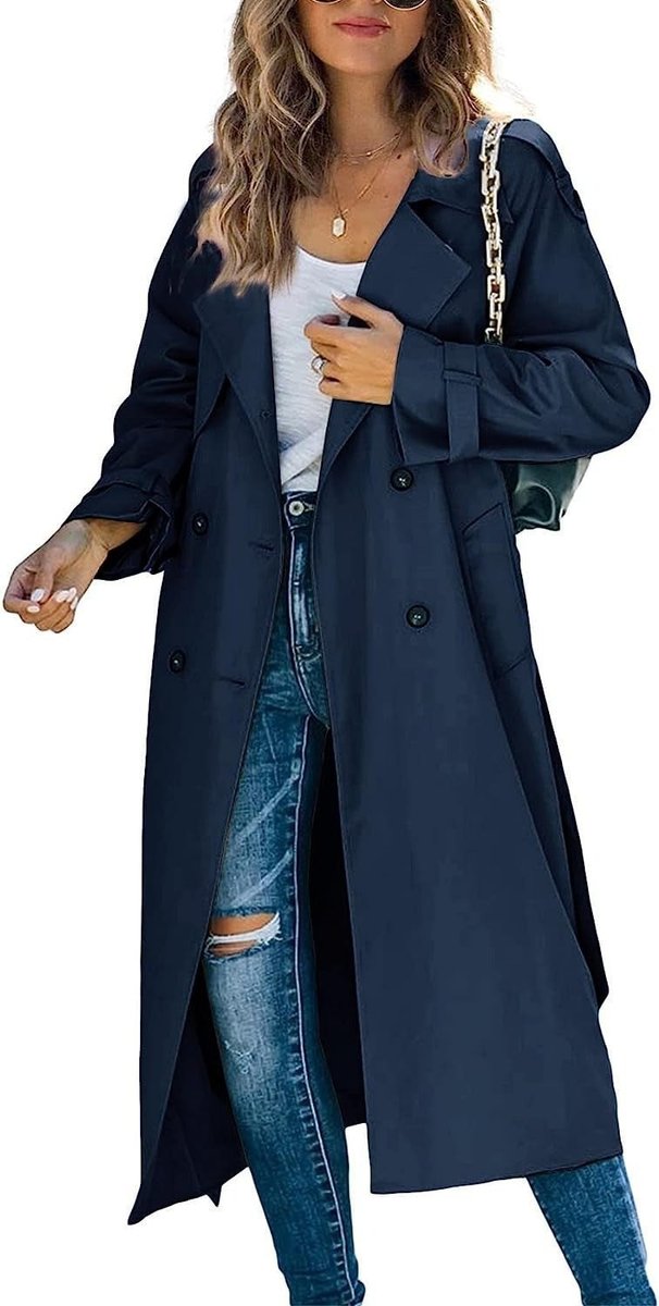Amelia | Zeitloser und bequemer oversized Trenchcoat