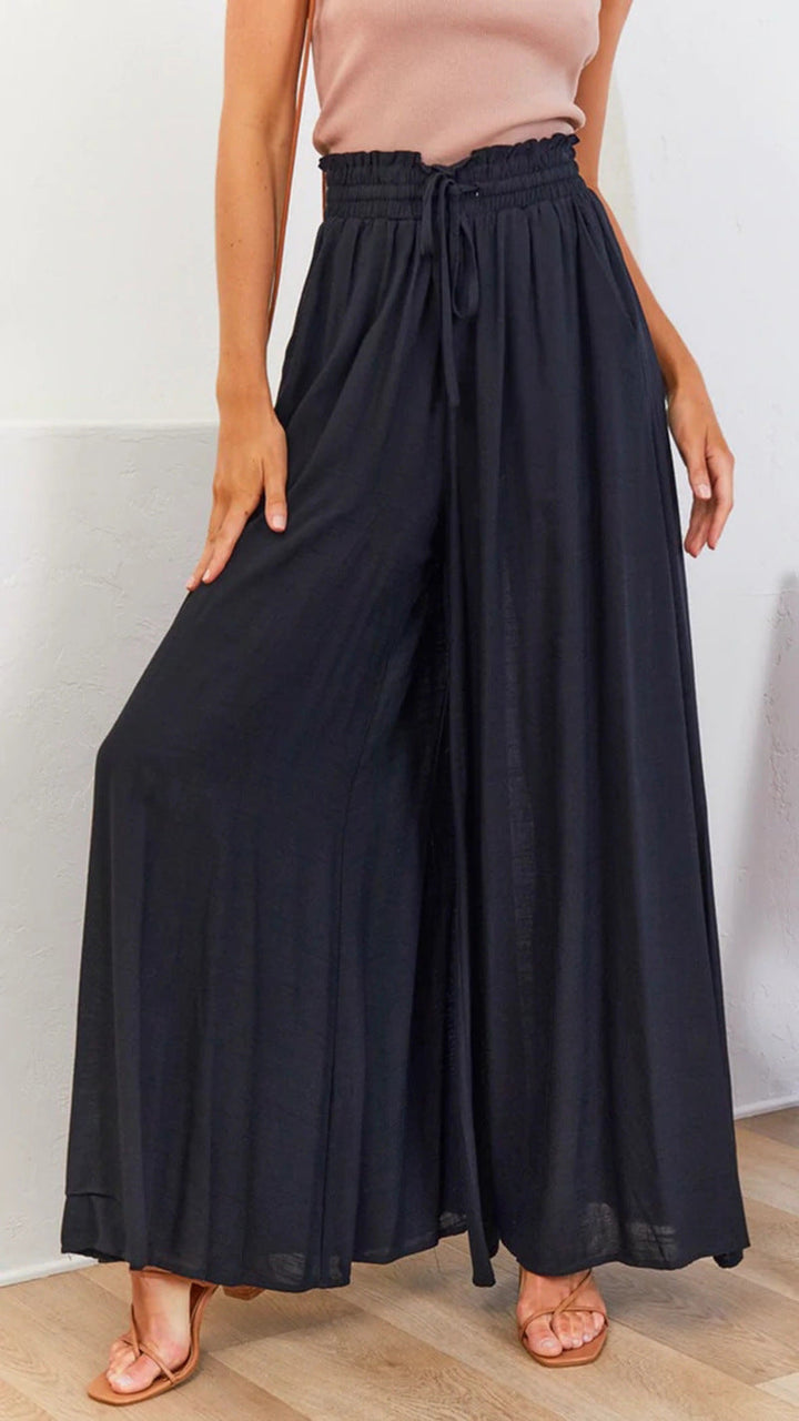 Stella | Pantalon palazzo léger et confortable à jambes larges