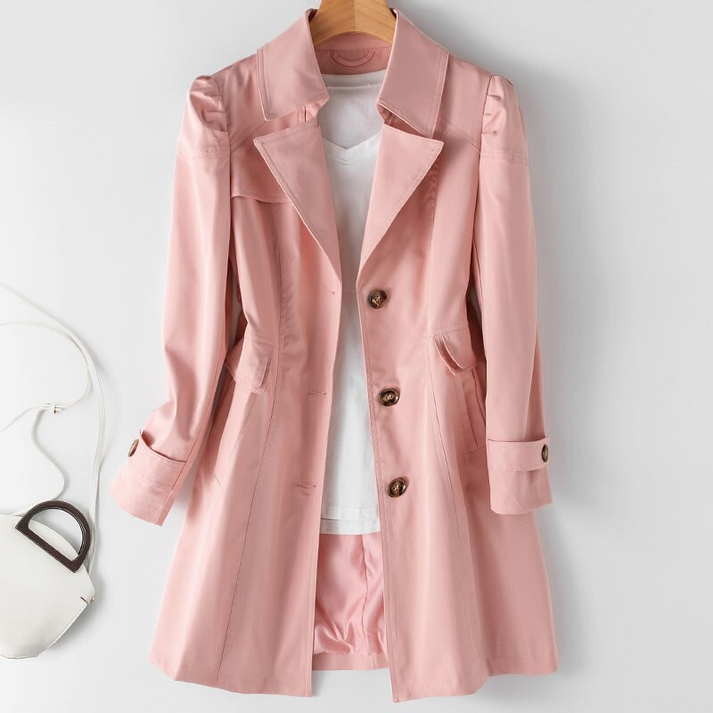 Grace | Trench elegante, leggero e impermeabile