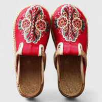 Emma | Mules chic et légères à broderies florales