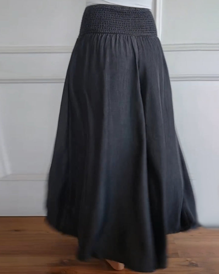 Sienna | Pantalon classique et respirant à jambes larges, en coton