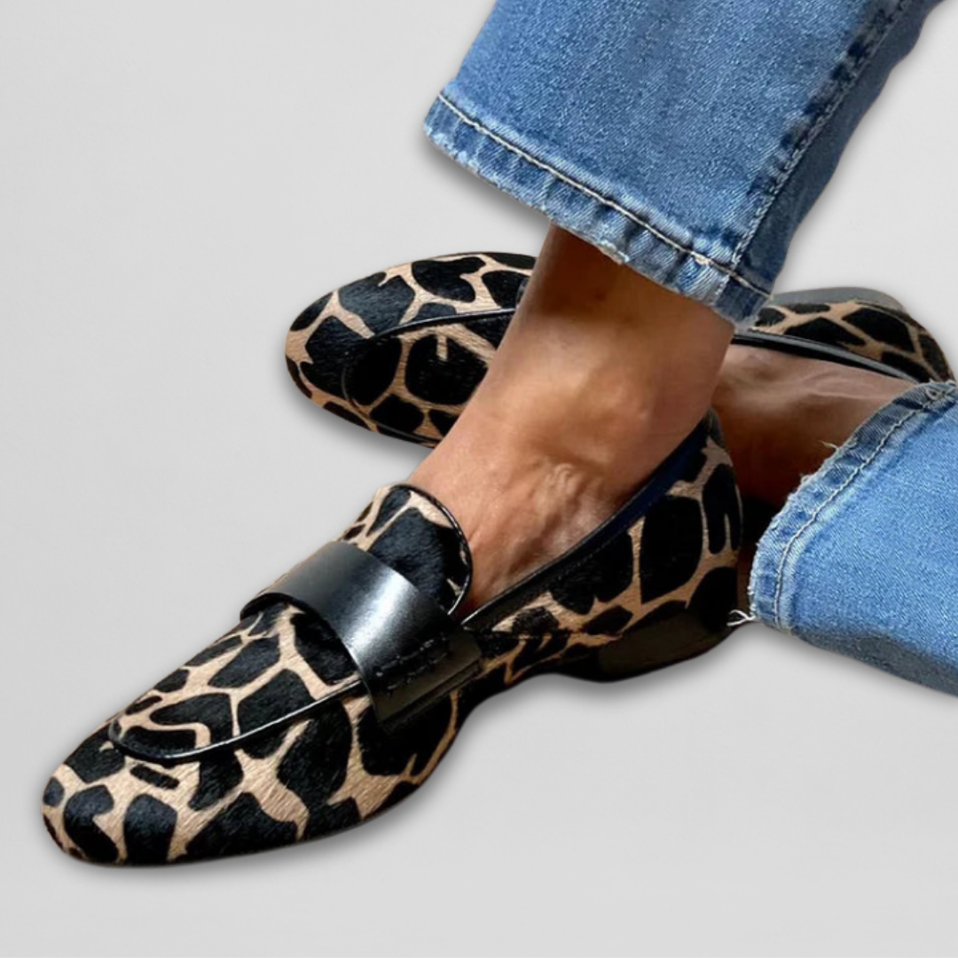 Jennifer | Casual and Comfortable Women's Leopard-Print Loafers