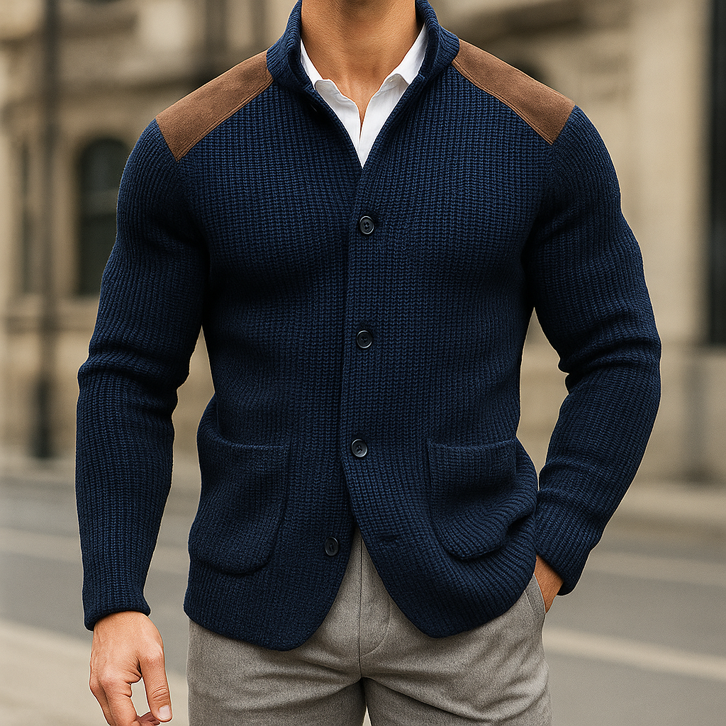 Martin | Casual Men's Textured Knit Blazer