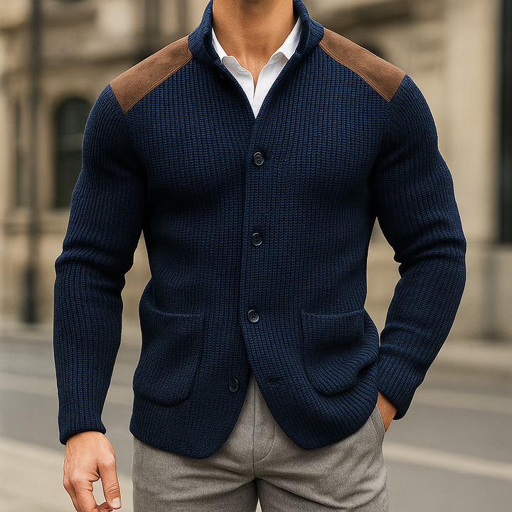 Martin | Casual Men's Textured Knit Blazer