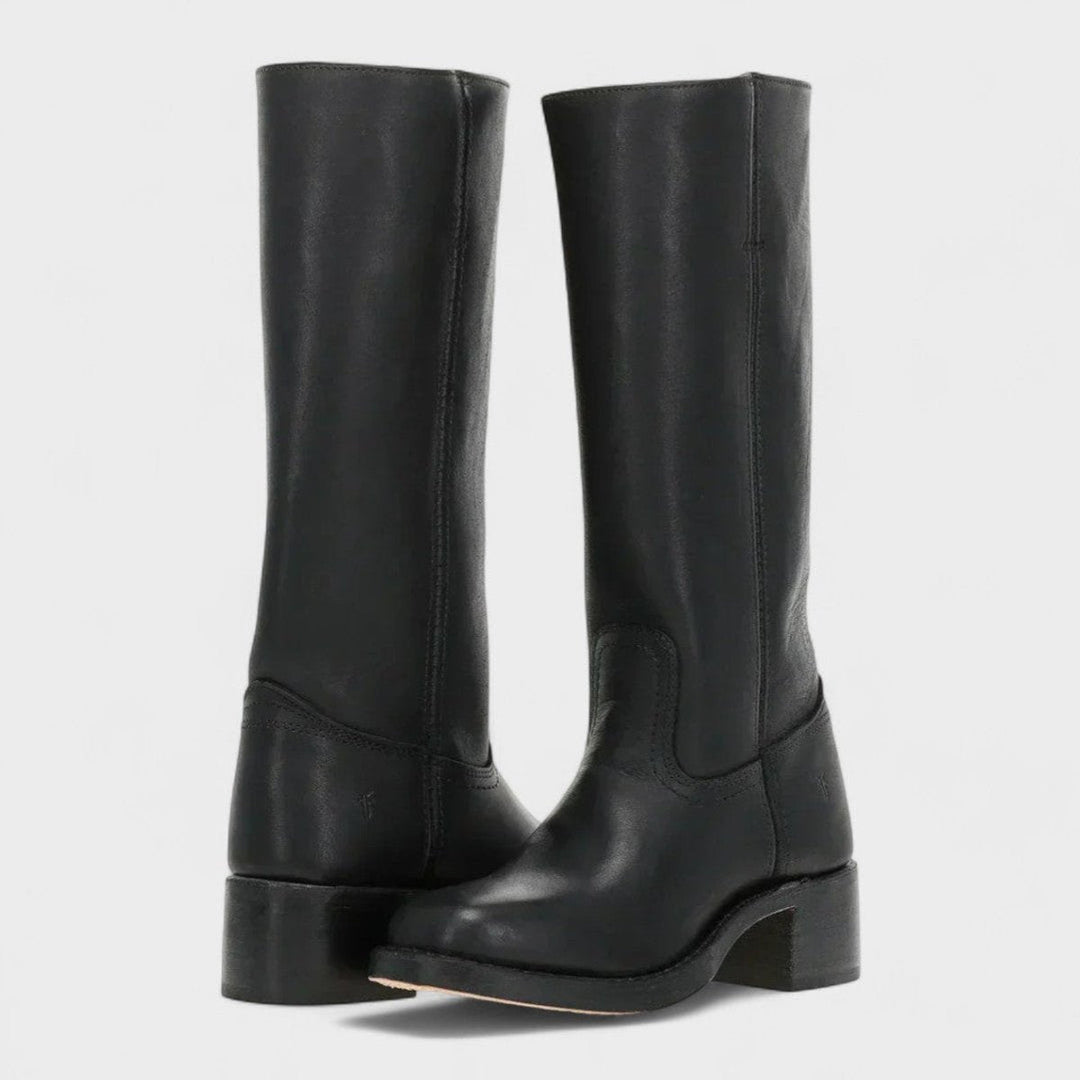 Sophia | Classic And Stylish Western Leather Knee High Boots