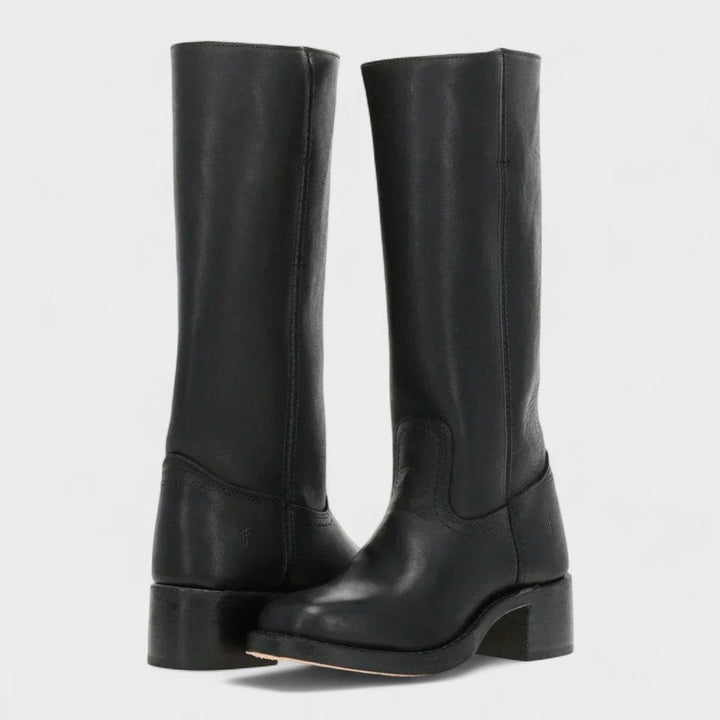 Sophia | Classic And Stylish Western Leather Knee High Boots