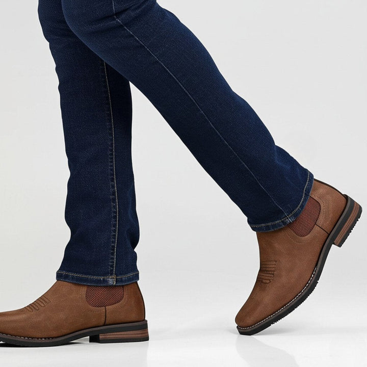 Stefan | Refined And Supportive Orthopedic Chelsea Men Boots