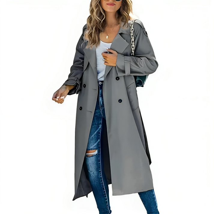 Stella | Trench-coat croisé, classique et décontracté
