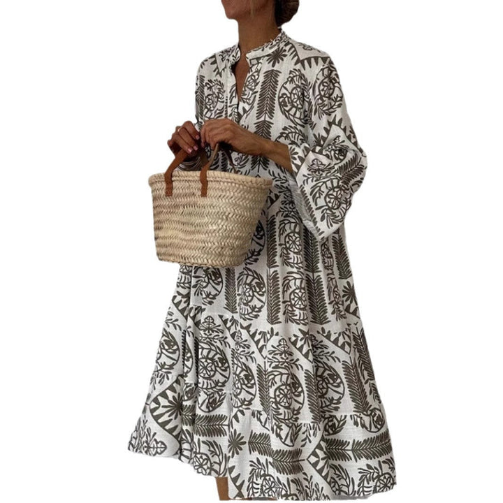 Sophia | Elegantes und bequemes Tunikakleid mit Blumenmuster