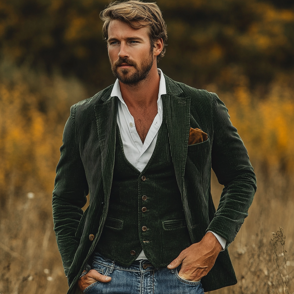 Matthias | Sophistication and Vintage Blazer And Waistcoat