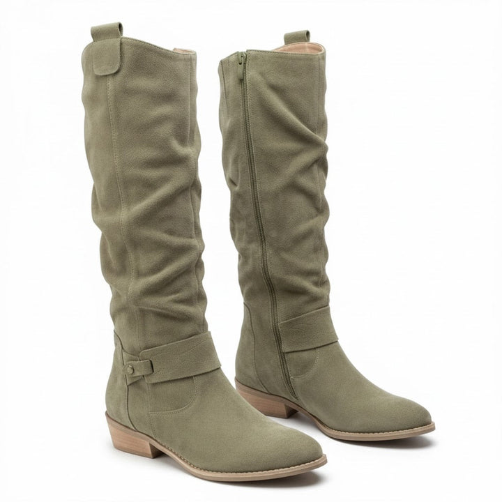 Hazel | Elegant And Comfortable Slouchy Knee High Boots