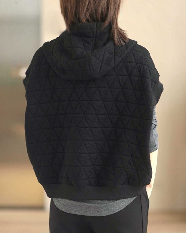 Emily | Gilet sans manches élégant et confortable à capuche, pour l'hiver