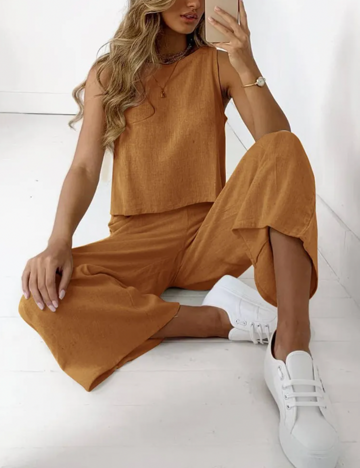 Olivia | Completo due pezzi da donna leggero e traspirante